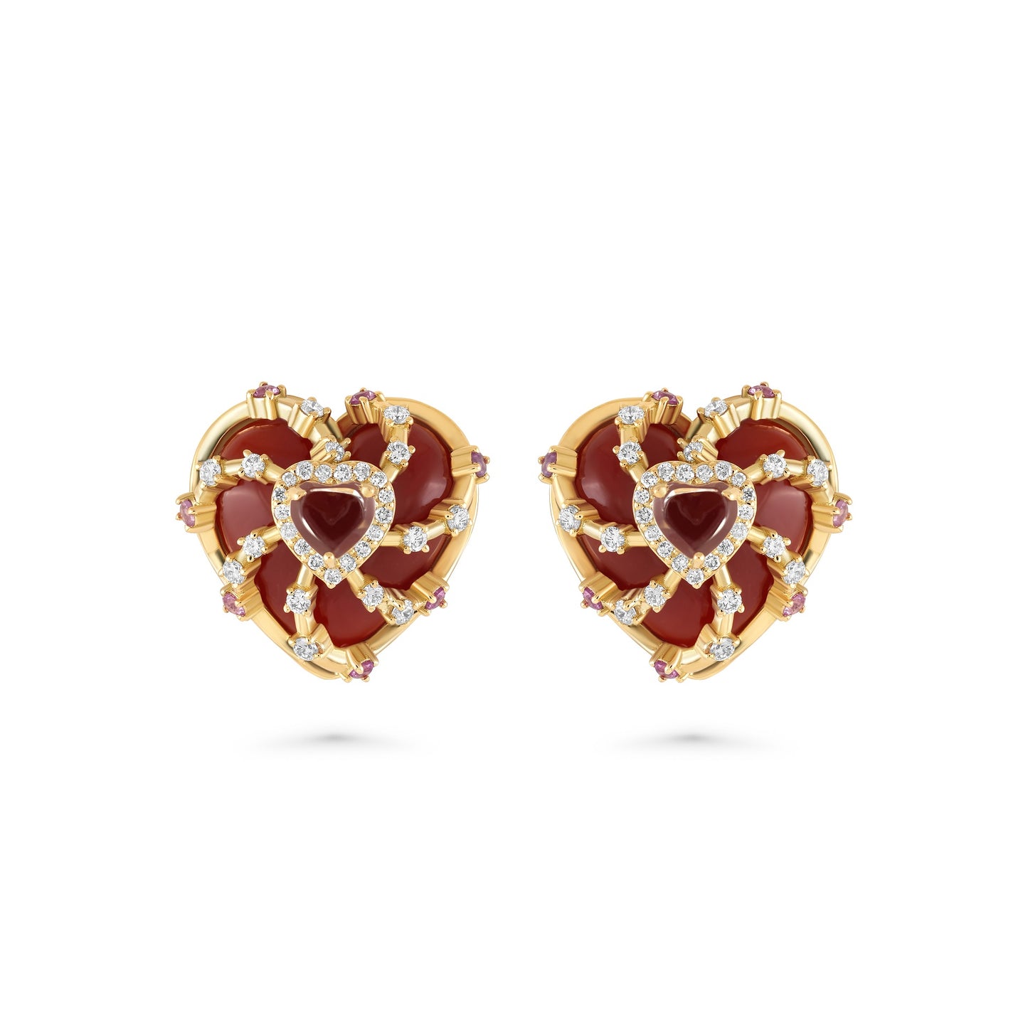Eternal hearts earrings