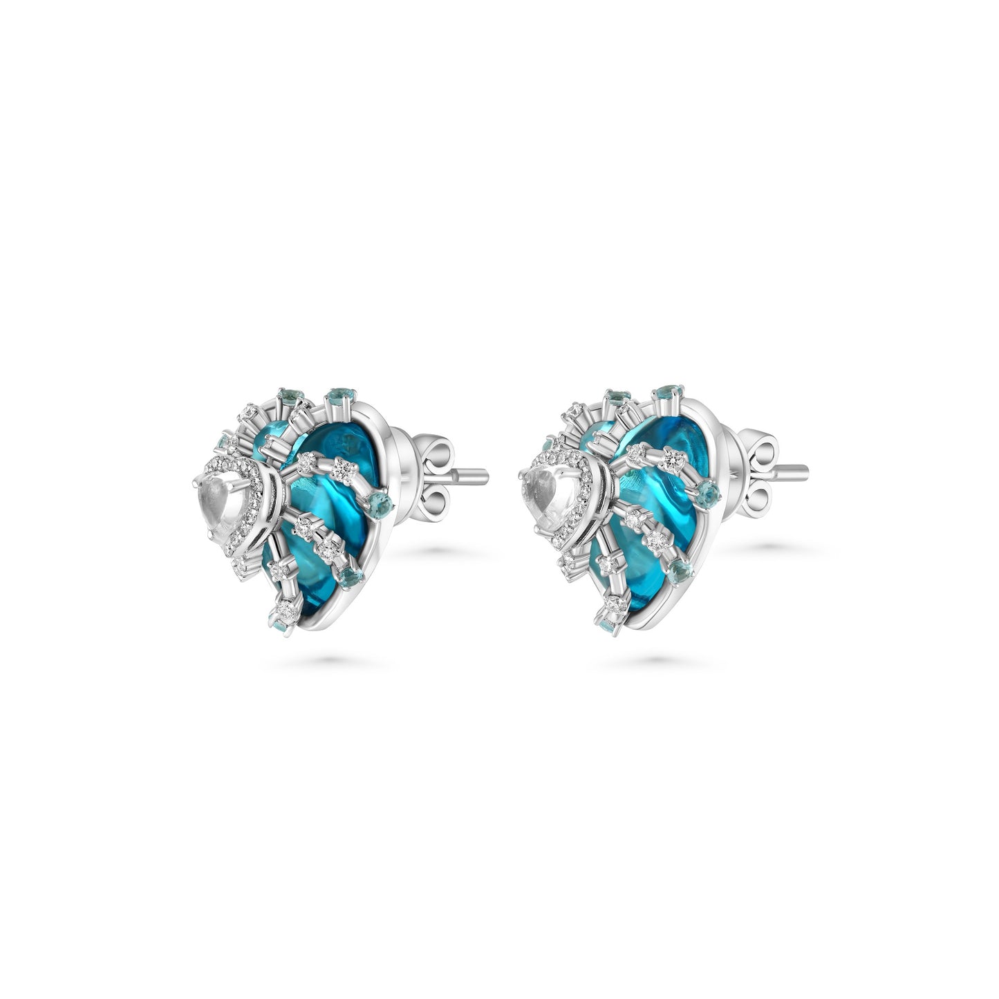 Eternal hearts earrings