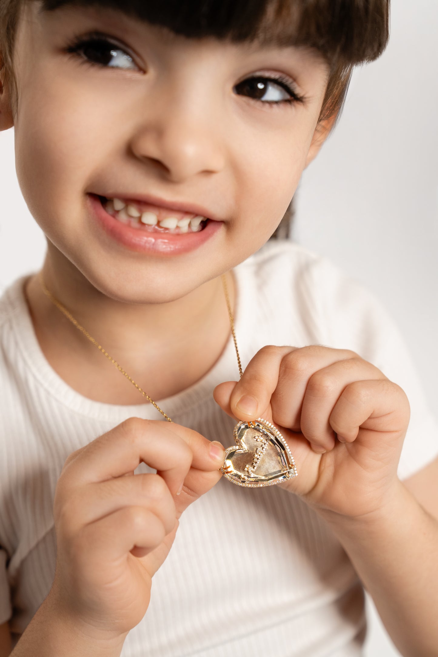 Illume heart name pendant