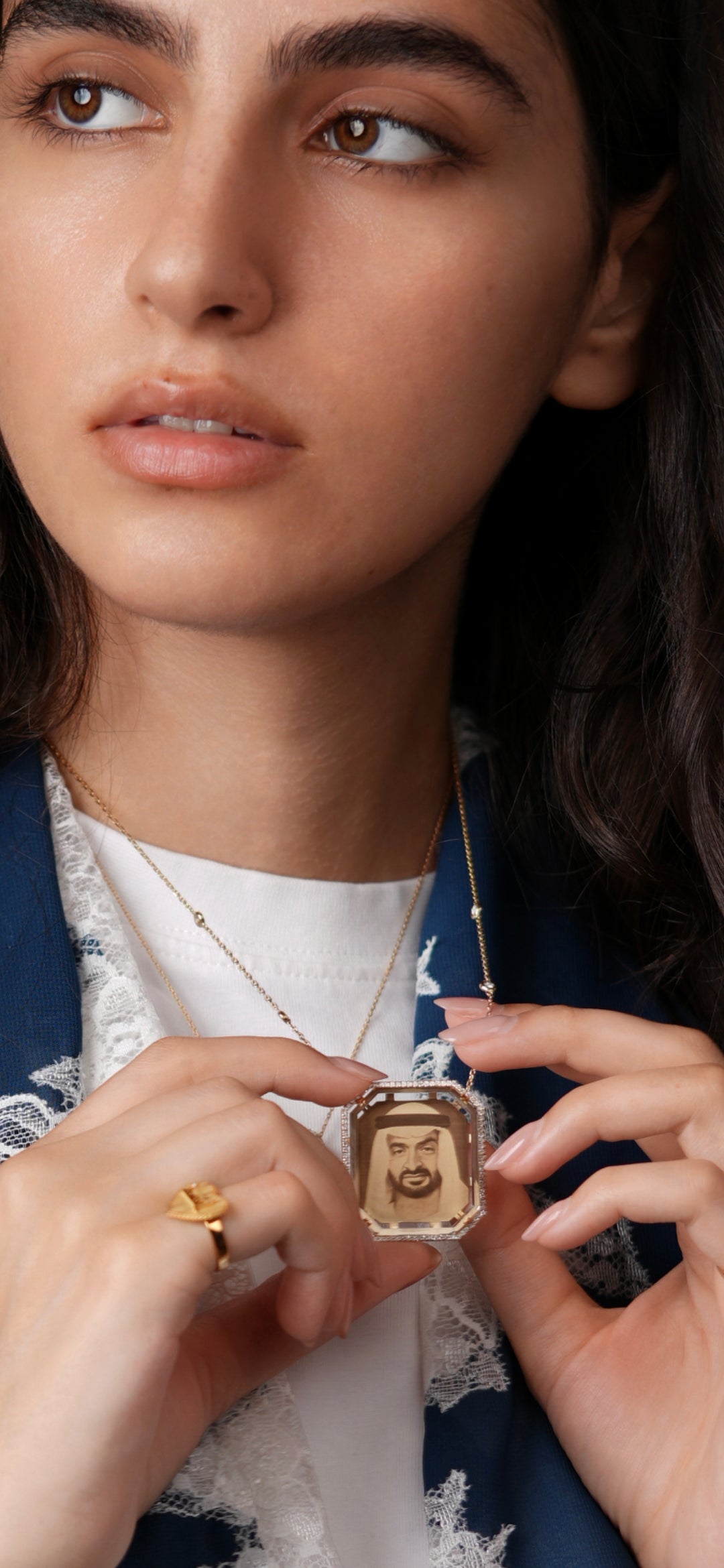 Shaikh Mohammed bin Zayed photo pendant