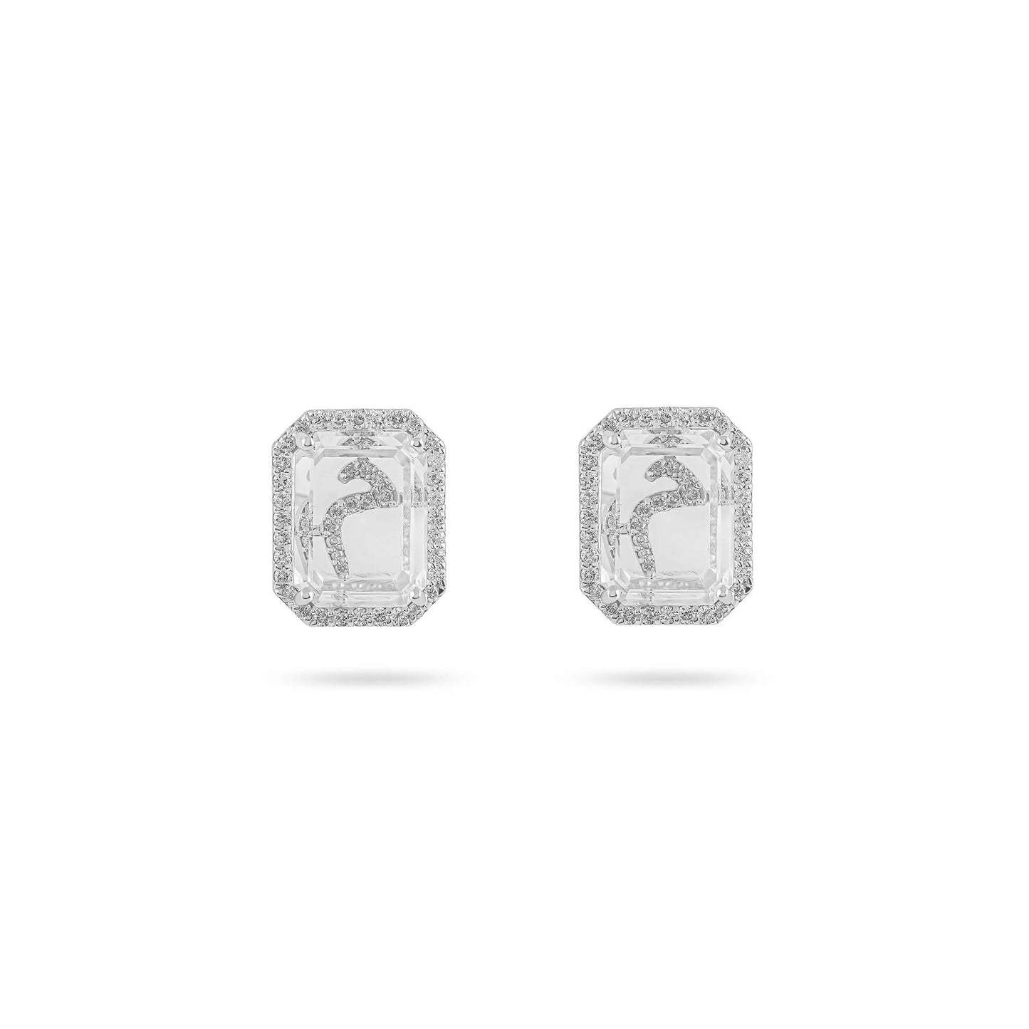 Stauds Initial Earrings