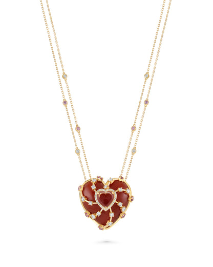 Eternal hearts necklace