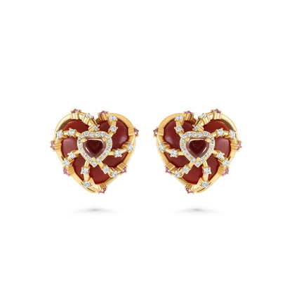Eternal hearts earrings