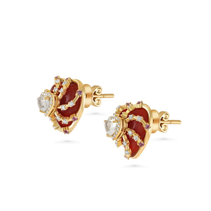 Eternal hearts earrings