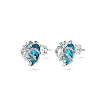 Eternal hearts earrings