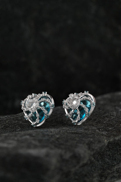 Eternal hearts earrings