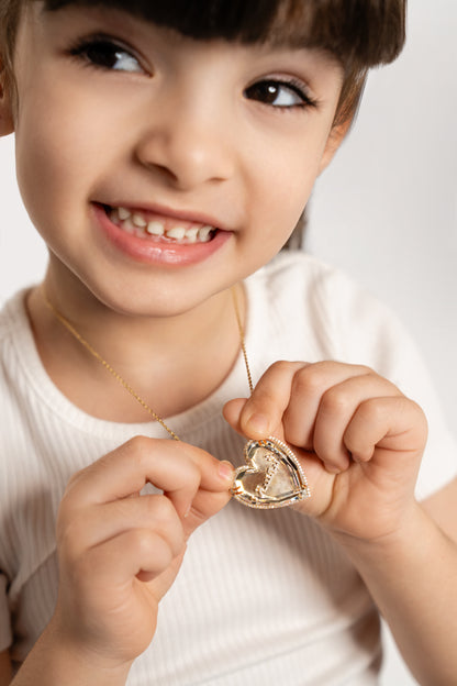 Illume heart name pendant