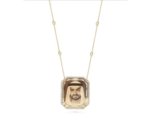 Shaikh Mohammed bin Zayed photo pendant