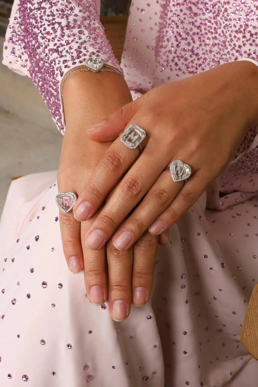 Illume Modern Letter Ring