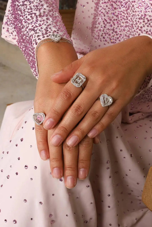 Illume Modern Letter Ring