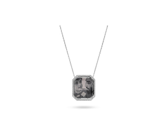 Illuminate Your Story: Customize Your Own Photo Pendant