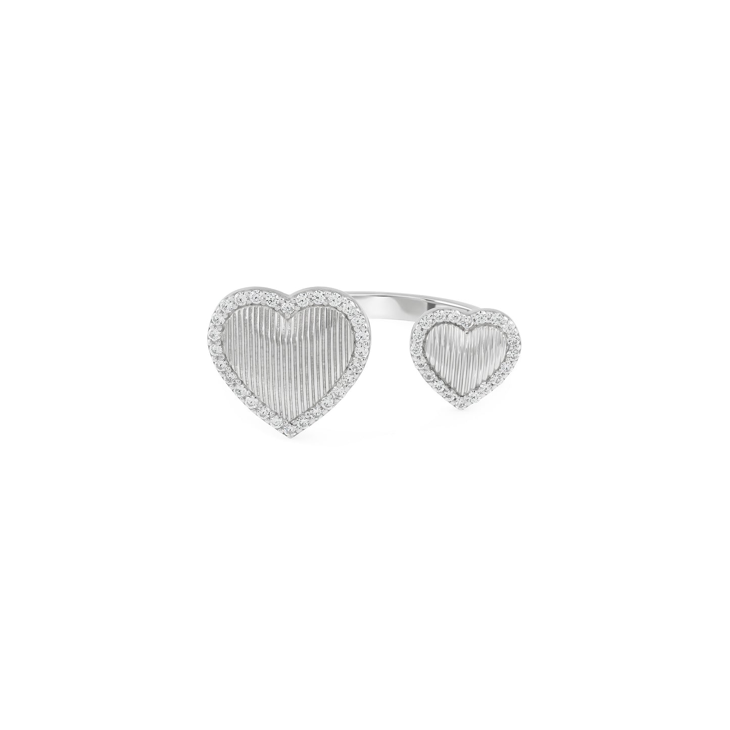 Twin Hearts Ring
