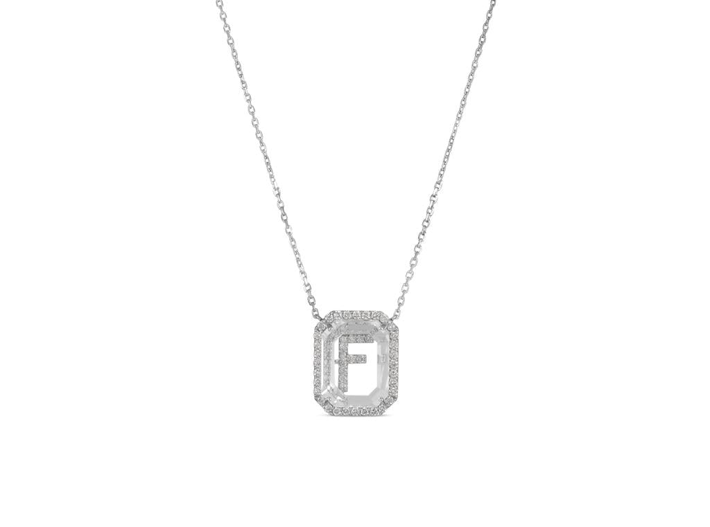 Mini Modern letter Pendant