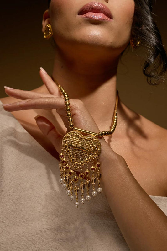 The Sirr Eternal Heart Tabla With Ball Chain