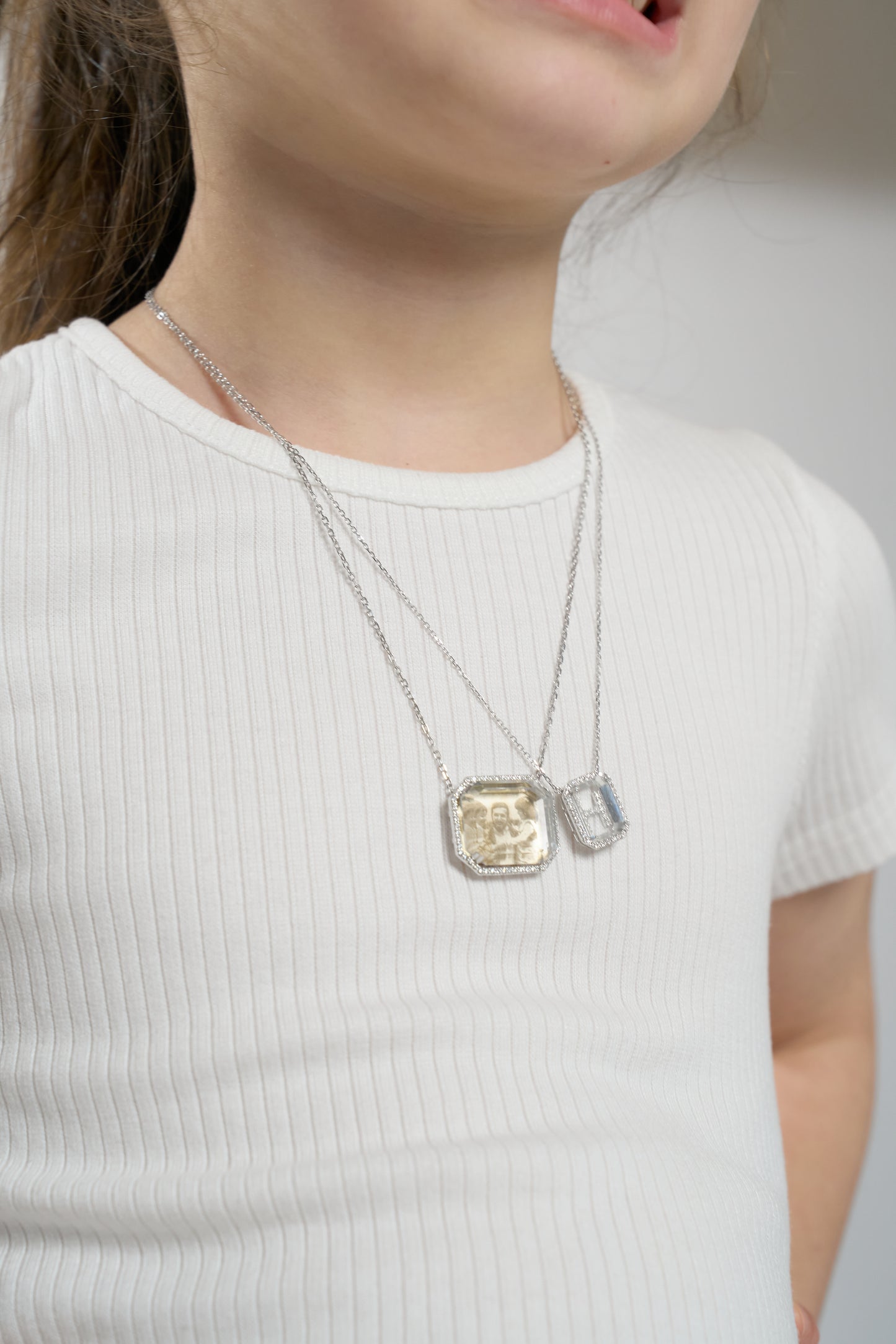 Illuminate Your Story: Customize Your Own Photo Pendant